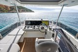 Flybridge Helm and seating area